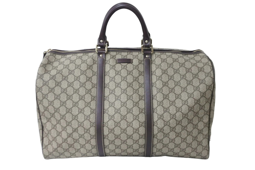 Gucci Boston bag beige GG Supreme canvas